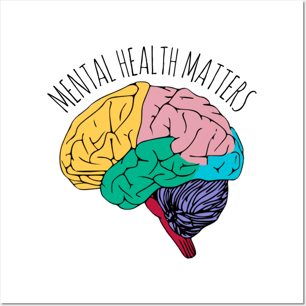 MENTAL HEALTH MATTERS Wall Art by MadEDesigns